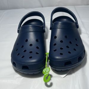 Crocs classic navy Blue, unisex size m10/w12